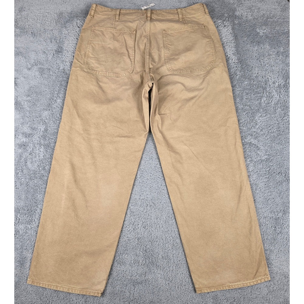 Madewell The Canvas Utility Pants Mens 36x30 Khaki Tan Cotton Straight Leg NWT - Picture 4 of 10